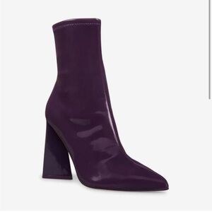 Steve Madden Purple Patent High Heel Kira Boot Size 7.5M